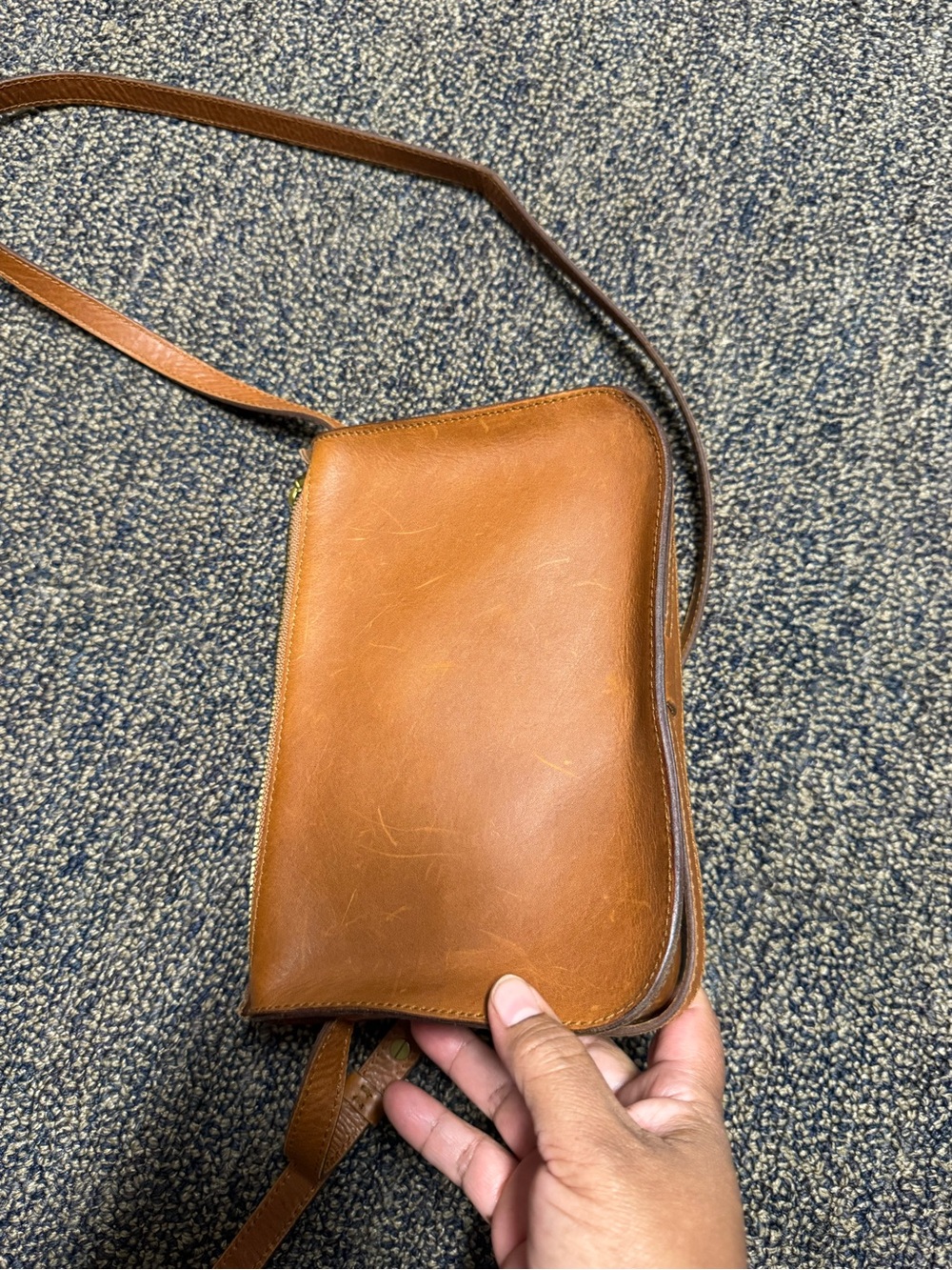 Madewell Chestnut Leather Crossbody Bag - Picture 4 of 11